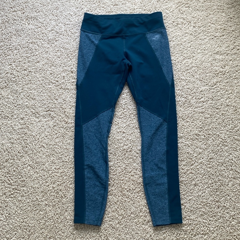 Blue Northface thick leggings